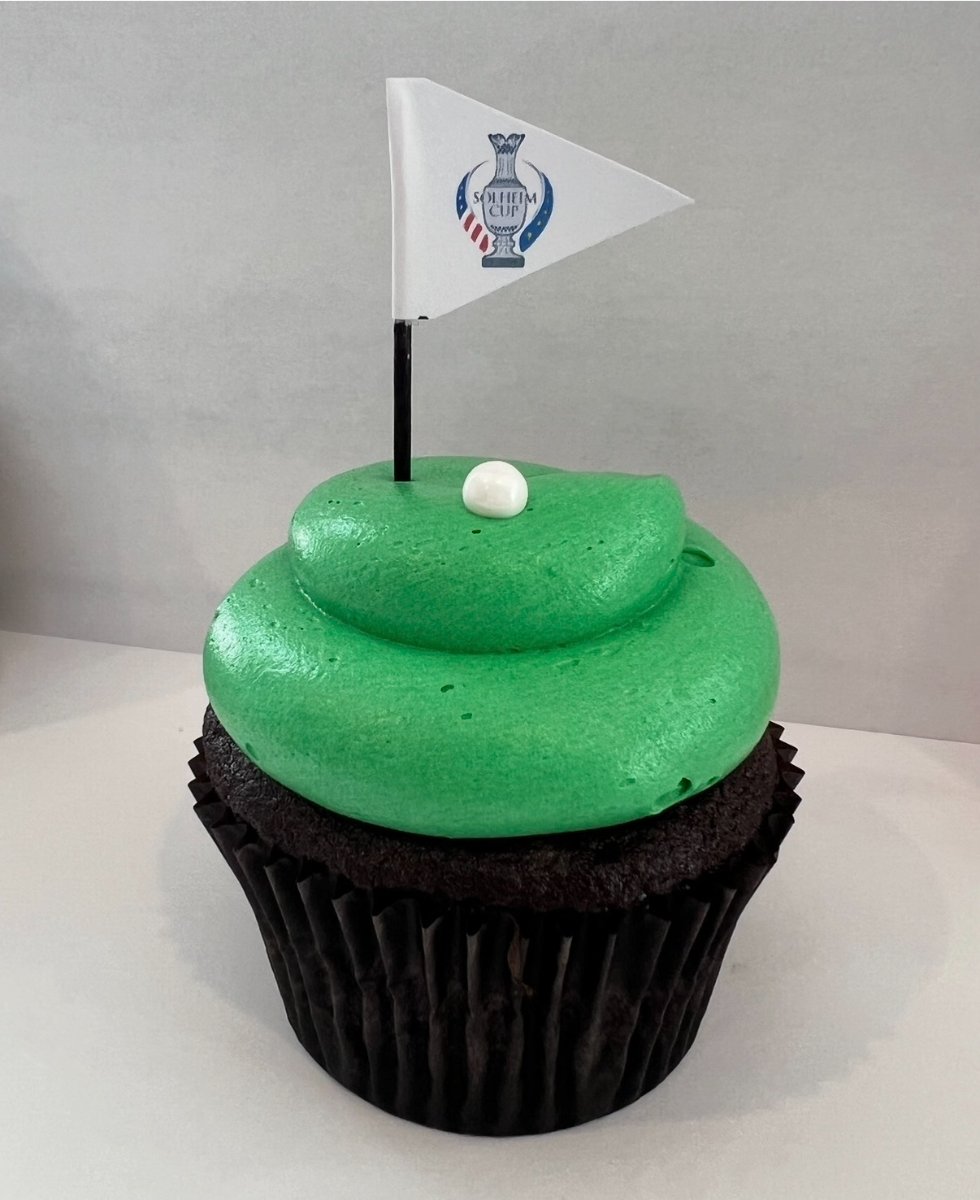 Solheim cup golf cupcake